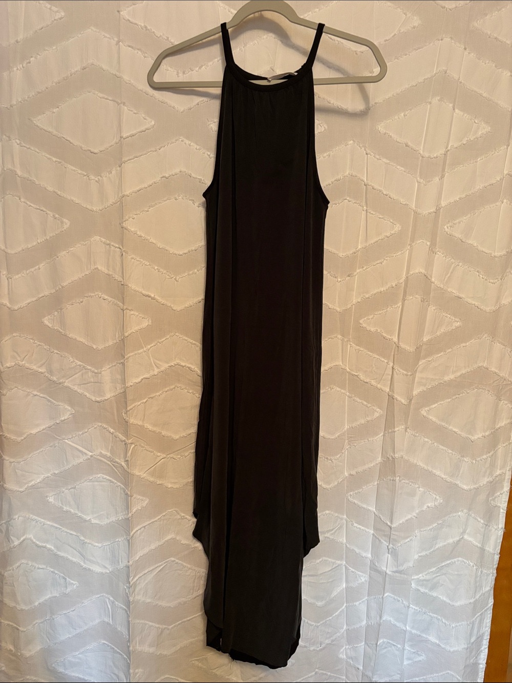 Double Zero Black Sleeveless Maxi Dress